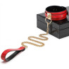 KinkHarness Coffret BDSM Luxury Noir-Rouge 8 Pièces